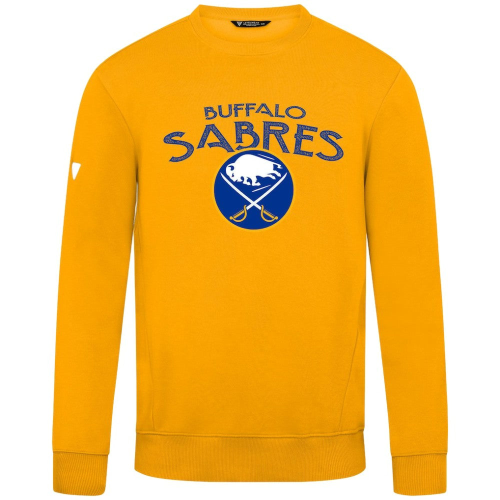 Buffalo Sabres Levelwear Zane Mission Sweatshirt - Gold | US 203092287