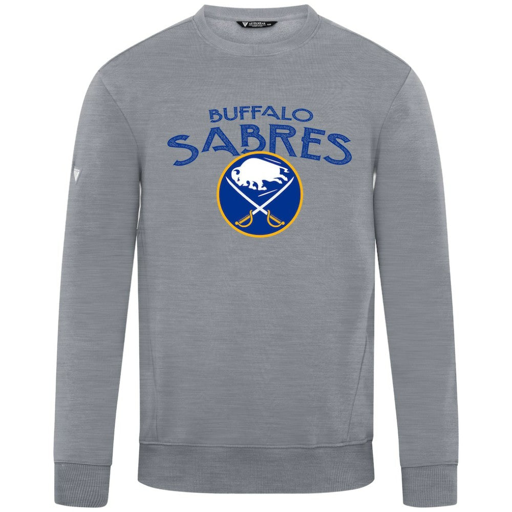 Buffalo Sabres Levelwear Zane Mission Sweatshirt - Gray | US 203092288