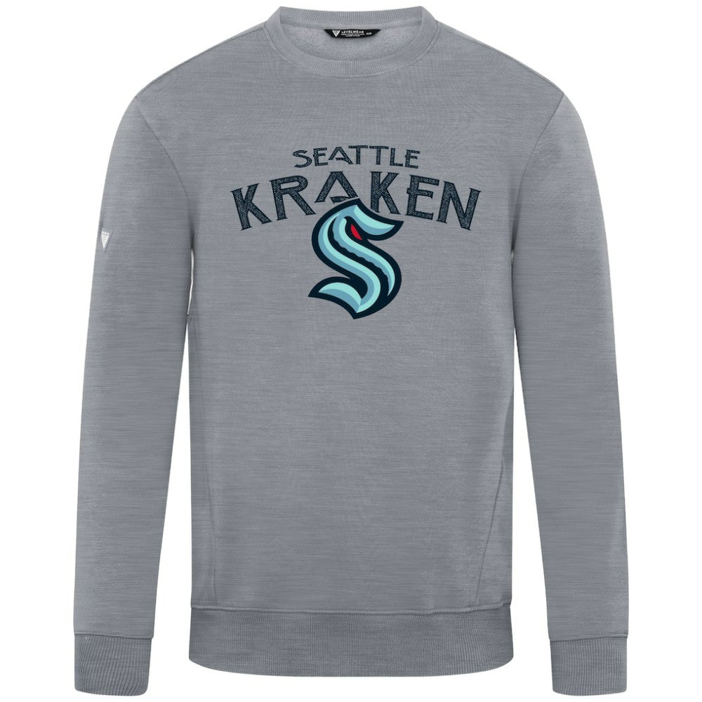 Seattle Kraken Levelwear Zane Mission Sweatshirt - Gray | US 203092291