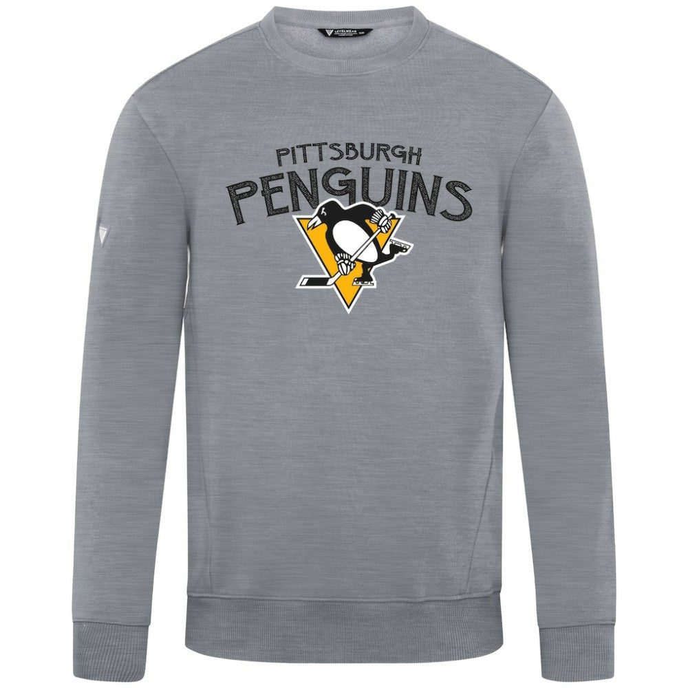 Pittsburgh Penguins Levelwear Zane Mission Sweatshirt - Gray | US 203092292