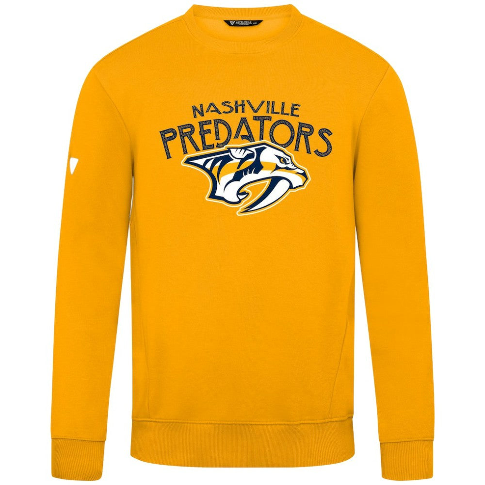 Nashville Predators Levelwear Zane Mission Sweatshirt - Gold | US 203092293