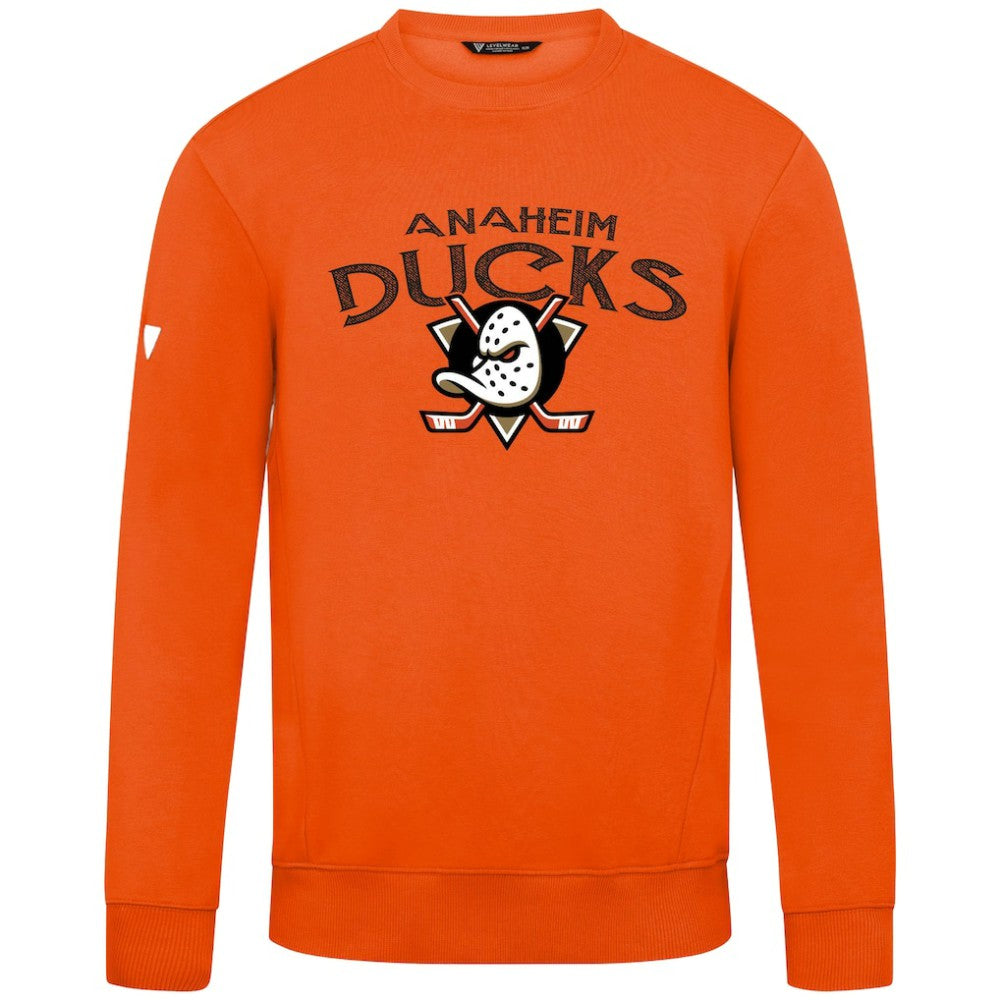 Anaheim Ducks Levelwear Zane Mission Sweatshirt - Orange | US 203092302