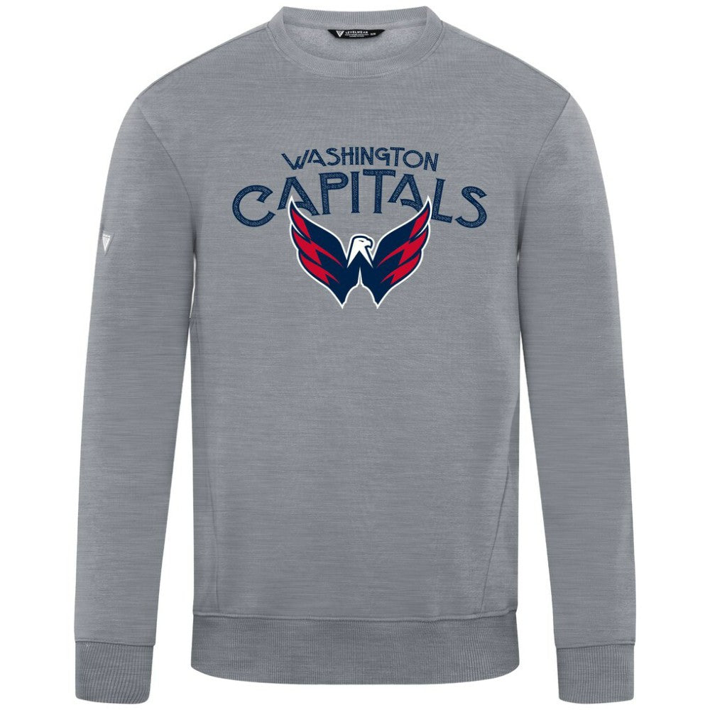 Washington Capitals Levelwear Zane Mission Sweatshirt - Gray | US 203092303