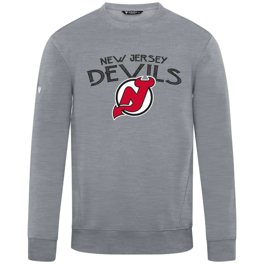 New Jersey Devils Levelwear Zane Mission Sweatshirt - Gray | US 203092308