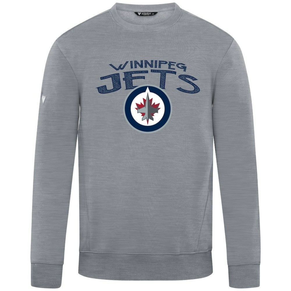 Winnipeg Jets Levelwear Zane Mission Sweatshirt - Gray | US 203092319