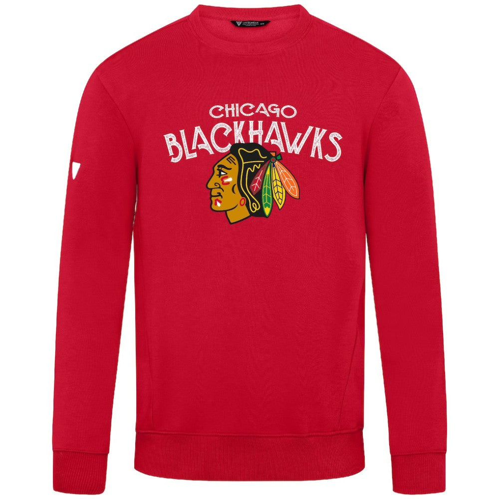 Chicago Blackhawks Levelwear Zane Mission Sweatshirt - Red | US 203092328