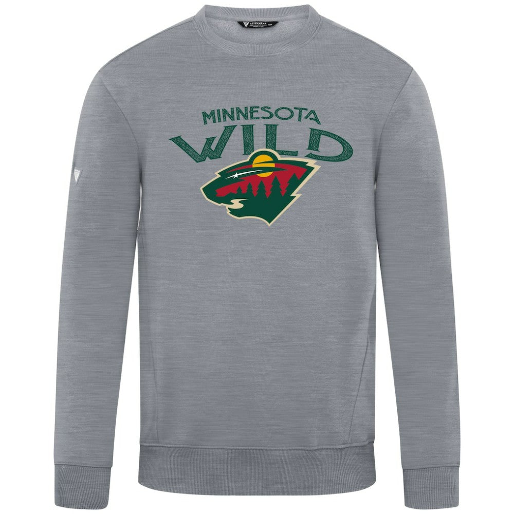 Minnesota Wild Levelwear Zane Mission Sweatshirt - Gray | US 203092334