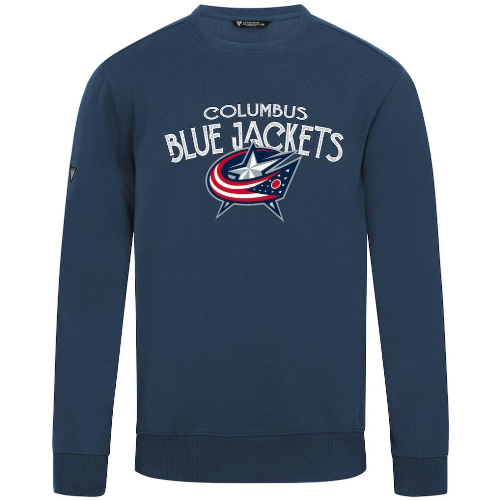 Columbus Blue Jackets Levelwear Zane Mission Sweatshirt - Navy | US 203092335