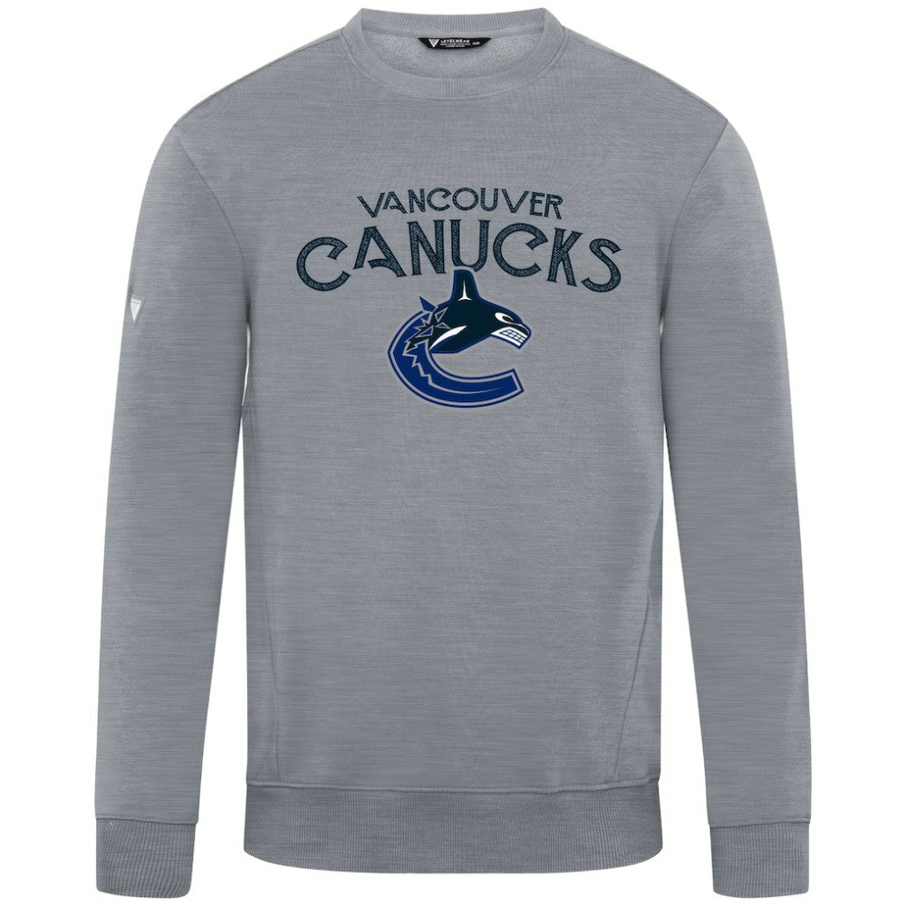 Vancouver Canucks Levelwear Zane Mission Sweatshirt - Gray | US 203092339