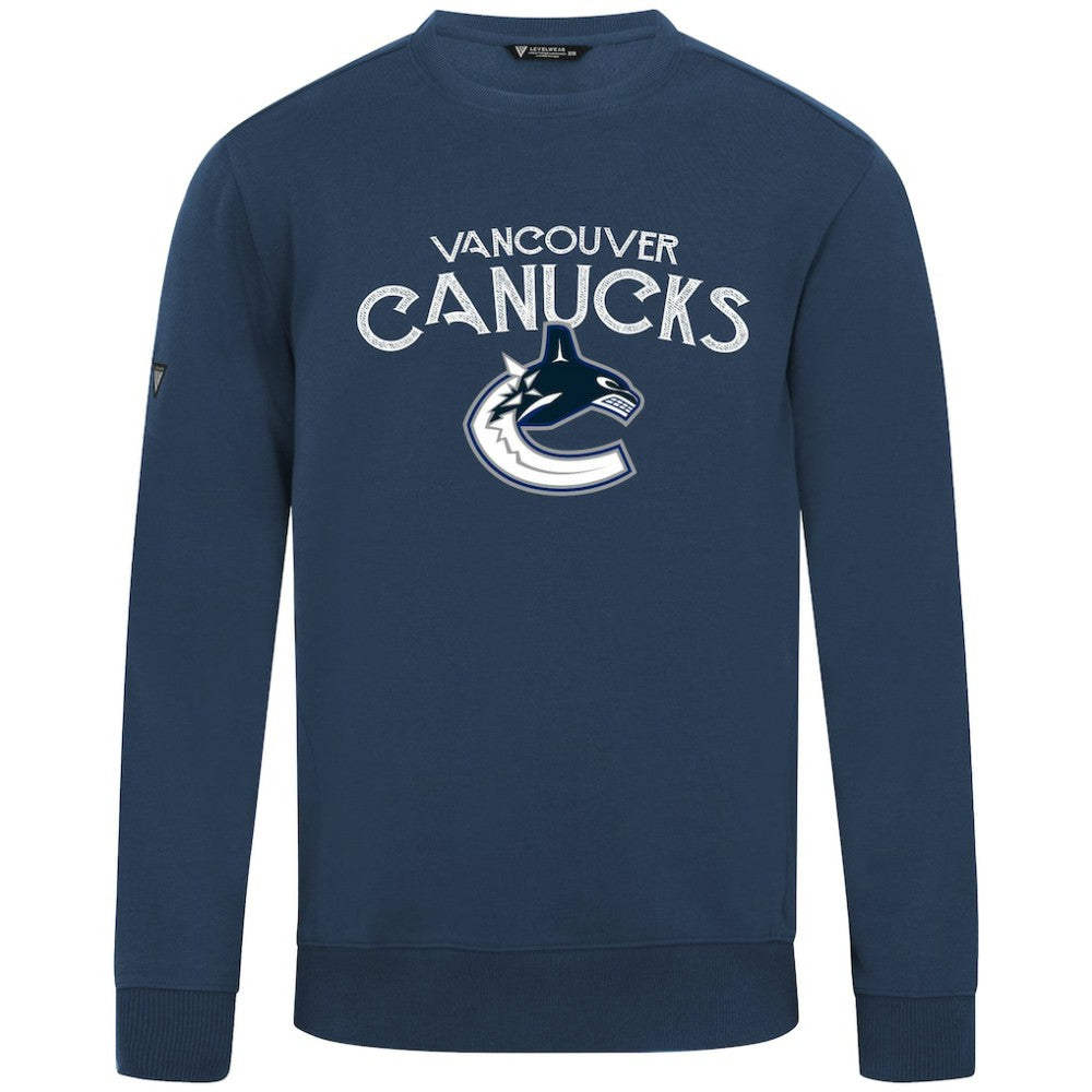 Vancouver Canucks Levelwear Zane Mission Sweatshirt - Navy | US 203092341
