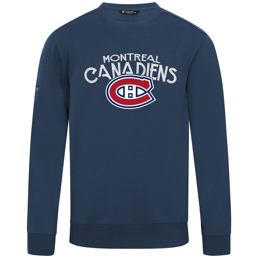 Montreal Canadiens Levelwear Zane Mission Sweatshirt - Navy | US 203092349