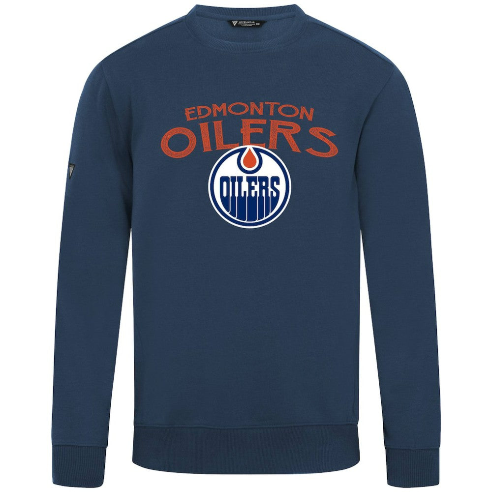 Edmonton Oilers Levelwear Zane Mission Sweatshirt - Navy | US 203092351