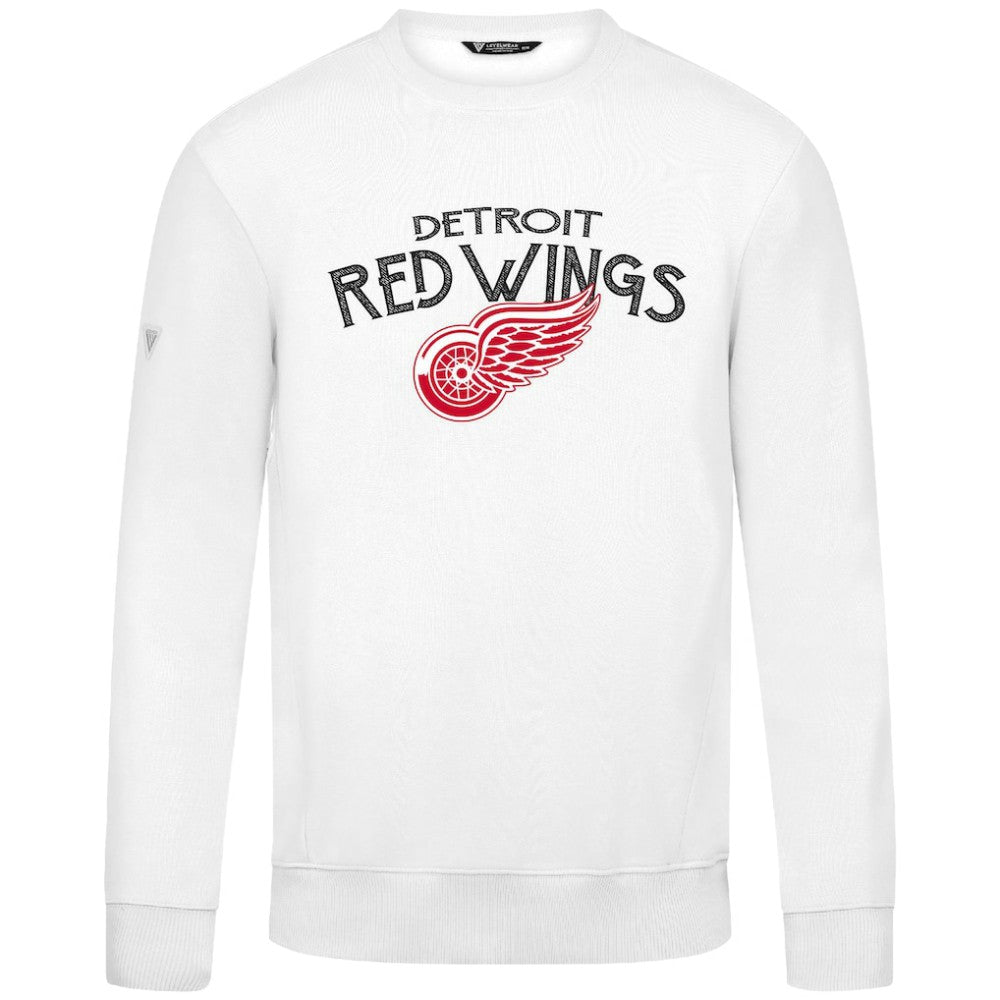 Detroit Red Wings Levelwear Zane Mission Sweatshirt - White | US 203092356