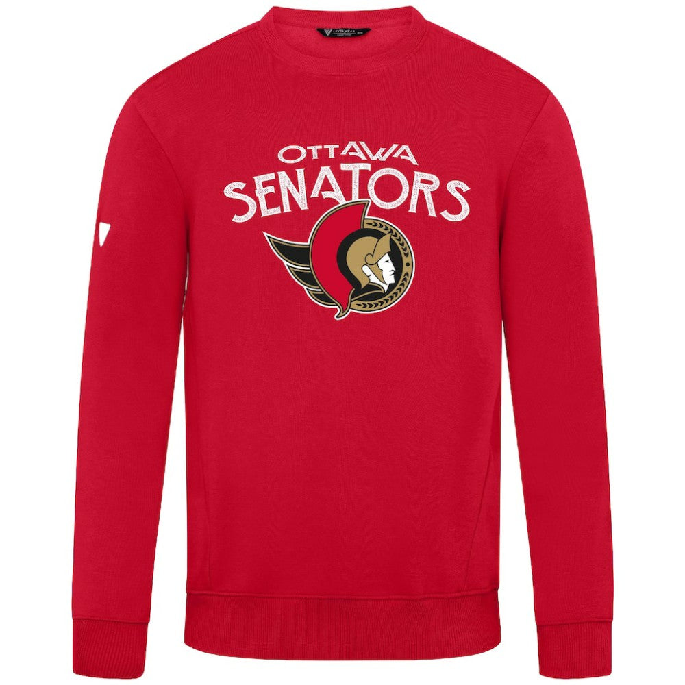 Ottawa Senators Levelwear Zane Mission Sweatshirt - Red | US 203092359