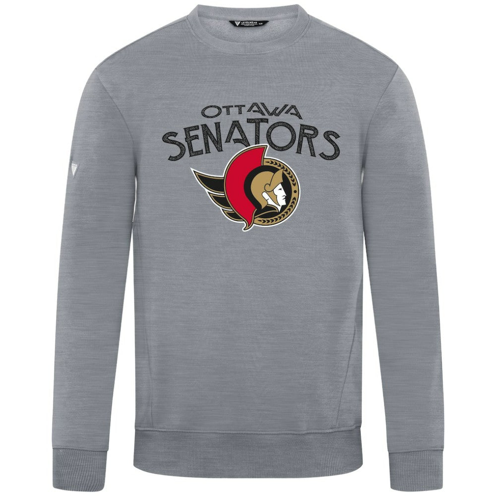 Ottawa Senators Levelwear Zane Mission Sweatshirt - Gray | US 203092361