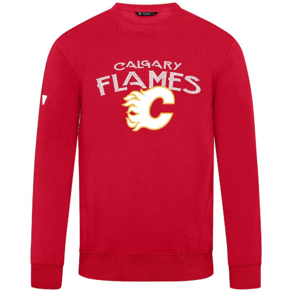 Calgary Flames Levelwear Zane Mission Sweatshirt - Red | US 203092362