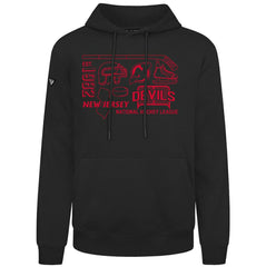 New Jersey Devils Levelwear Podium Campaign Pullover Hoodie - Black | US 203092399