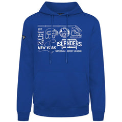 New York Islanders Levelwear Podium Campaign Pullover Hoodie - Royal | US 203092436
