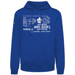 Toronto Maple Leafs Levelwear Podium Campaign Pullover Hoodie - Royal | US 203092438