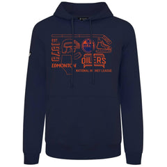 Edmonton Oilers Levelwear Podium Campaign Pullover Hoodie - Navy | US 203092451