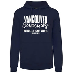 Vancouver Canucks Levelwear Podium Response Pullover Hoodie - Navy | US 203092456