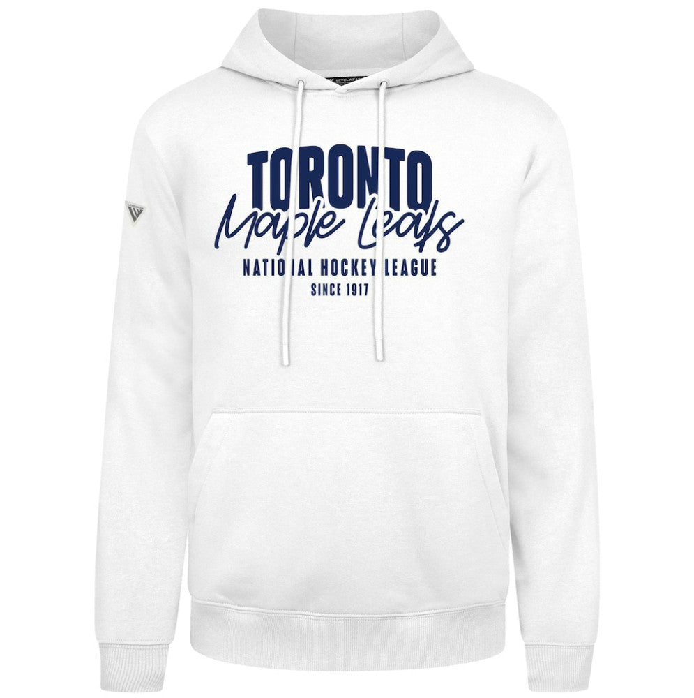 Toronto Maple Leafs Levelwear Podium Response Pullover Hoodie - White | US 203092460