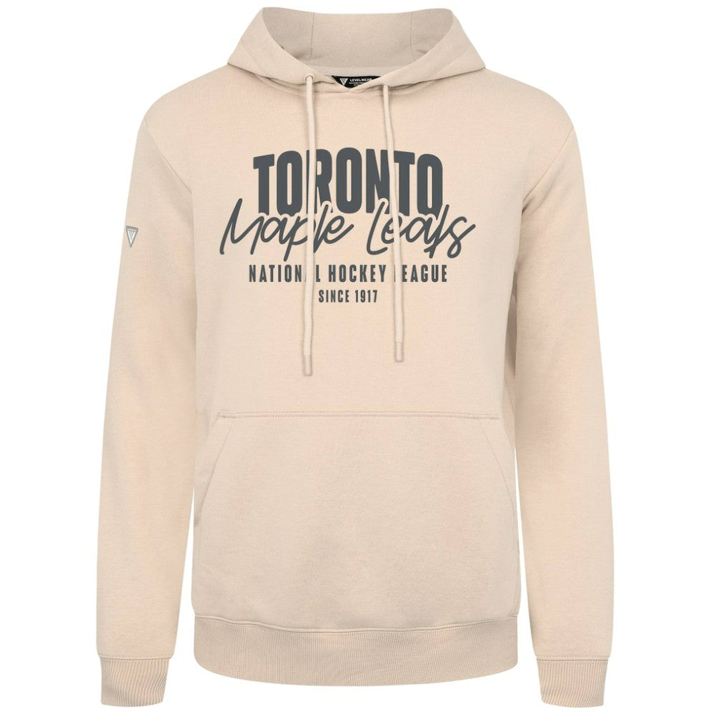 Toronto Maple Leafs Levelwear Podium Response Pullover Hoodie - Khaki | US 203092461