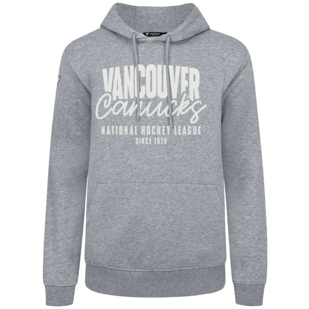 Vancouver Canucks Levelwear Podium Response Pullover Hoodie - Gray | US 203092462