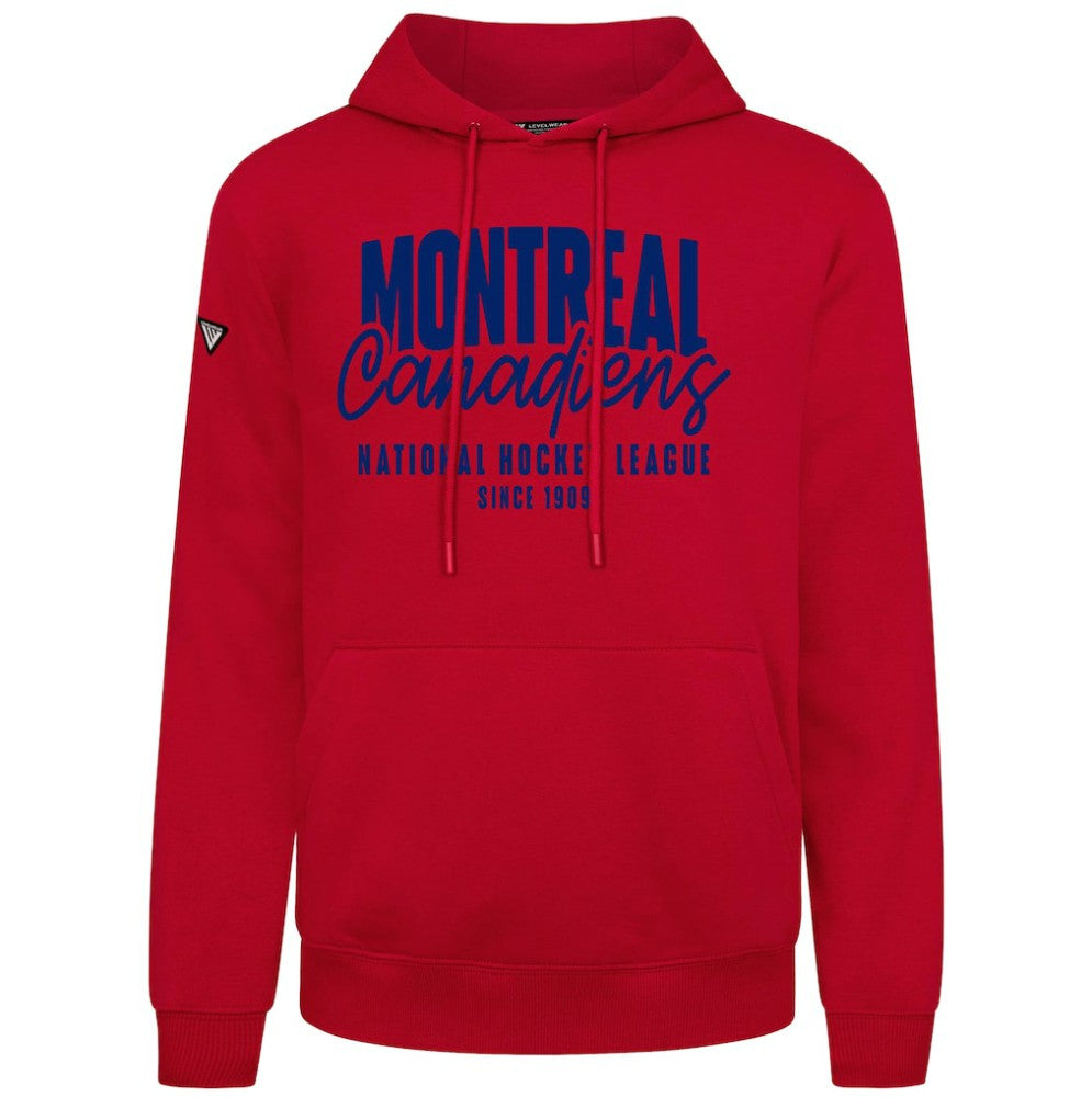 Montreal Canadiens Levelwear Podium Response Pullover Hoodie - Red | US 203092470