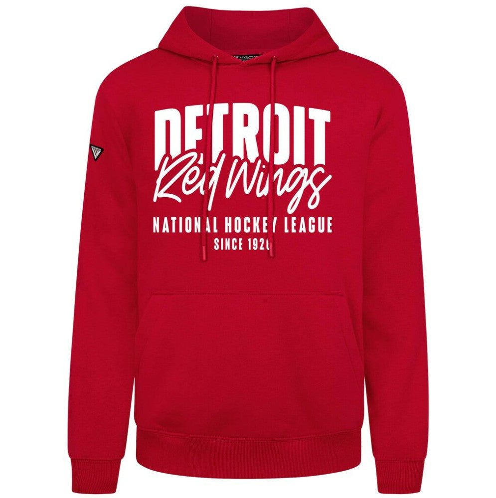 Detroit Red Wings Levelwear Podium Response Pullover Hoodie - Red | US 203092475