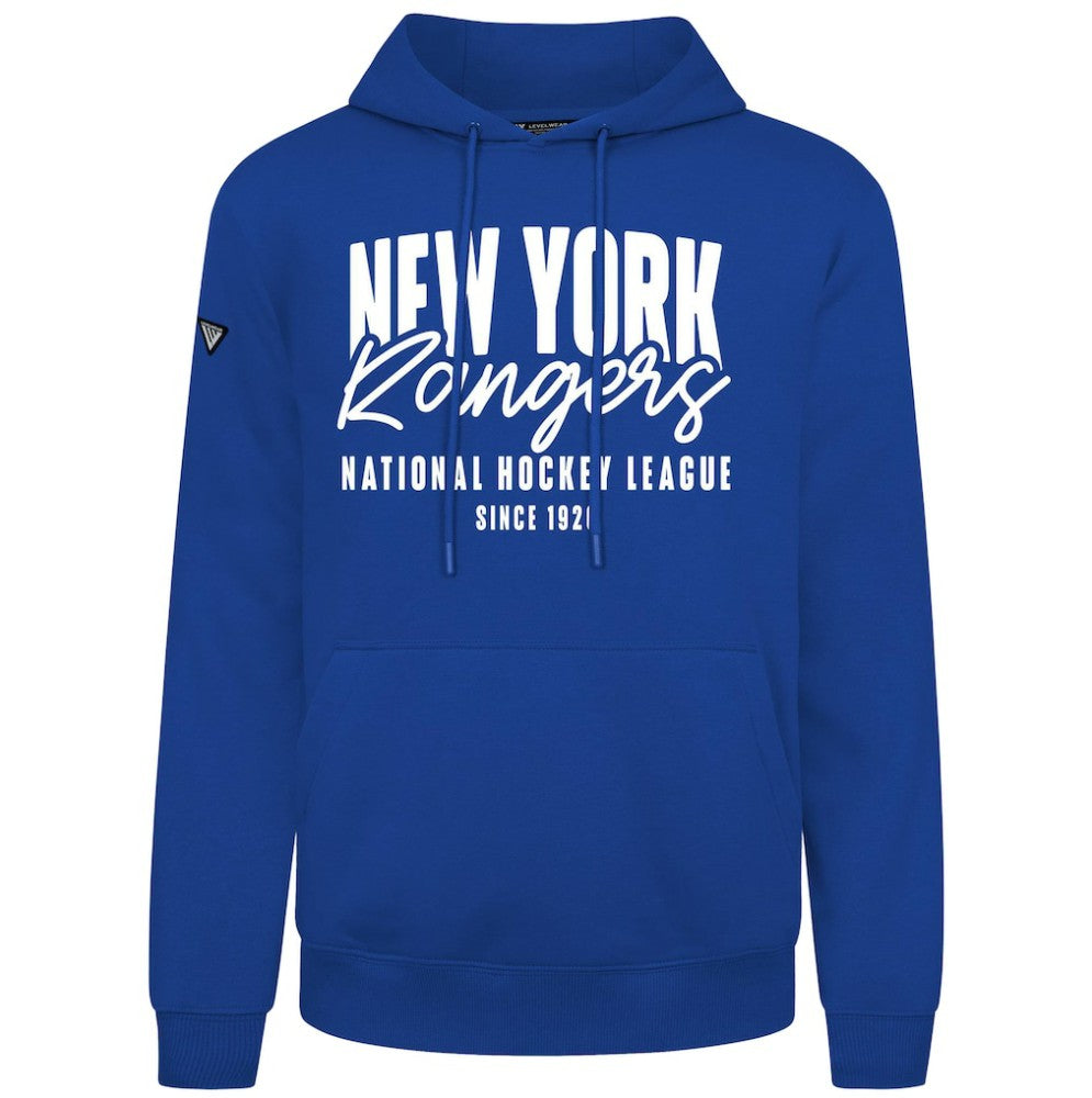 New York Rangers Levelwear Podium Response Pullover Hoodie - Royal | US 203092478
