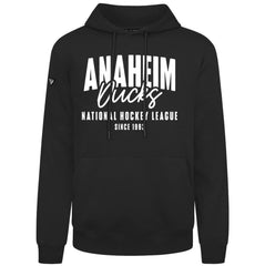 Anaheim Ducks Levelwear Podium Response Pullover Hoodie - Black | US 203092482