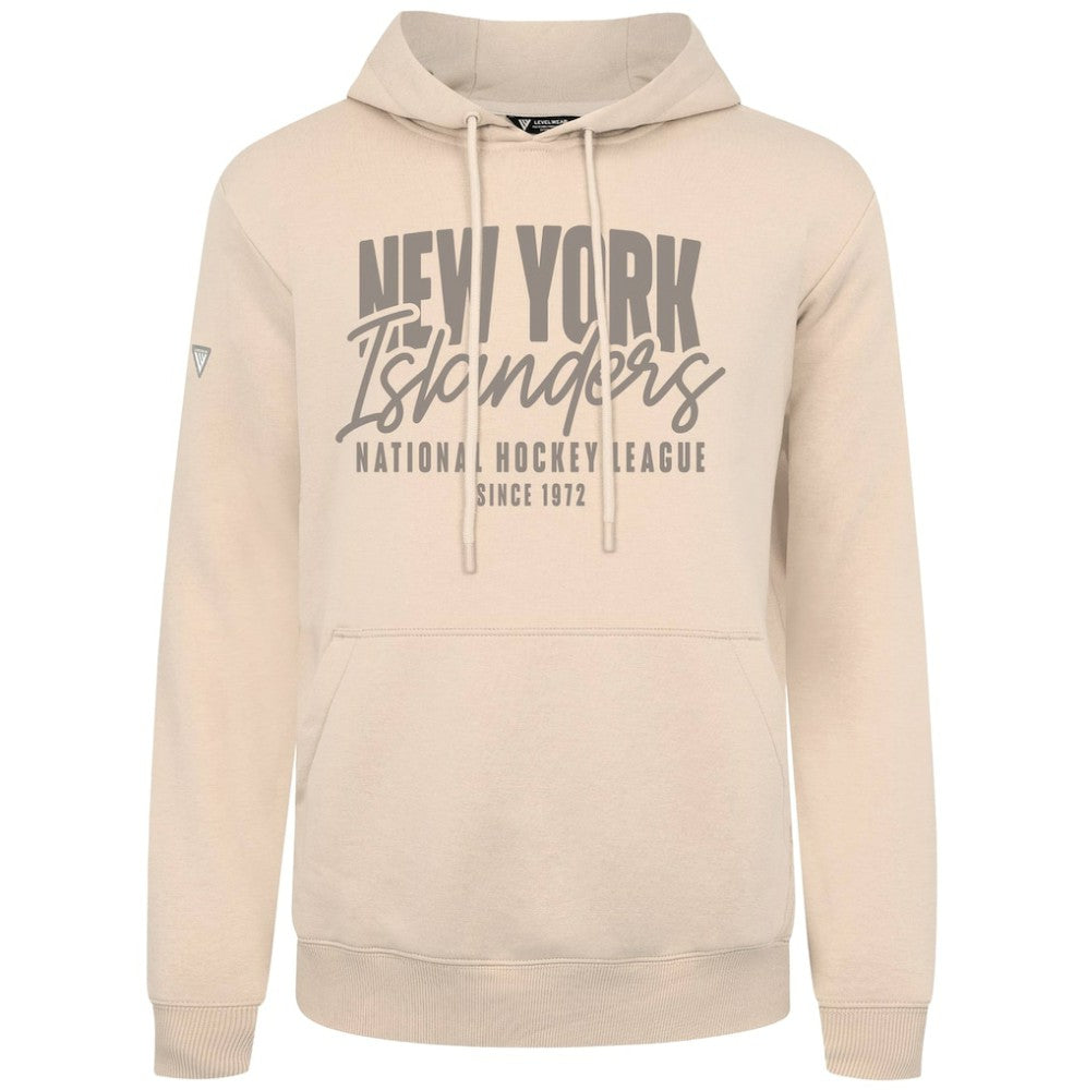 New York Islanders Levelwear Podium Response Pullover Hoodie - Khaki | US 203092485