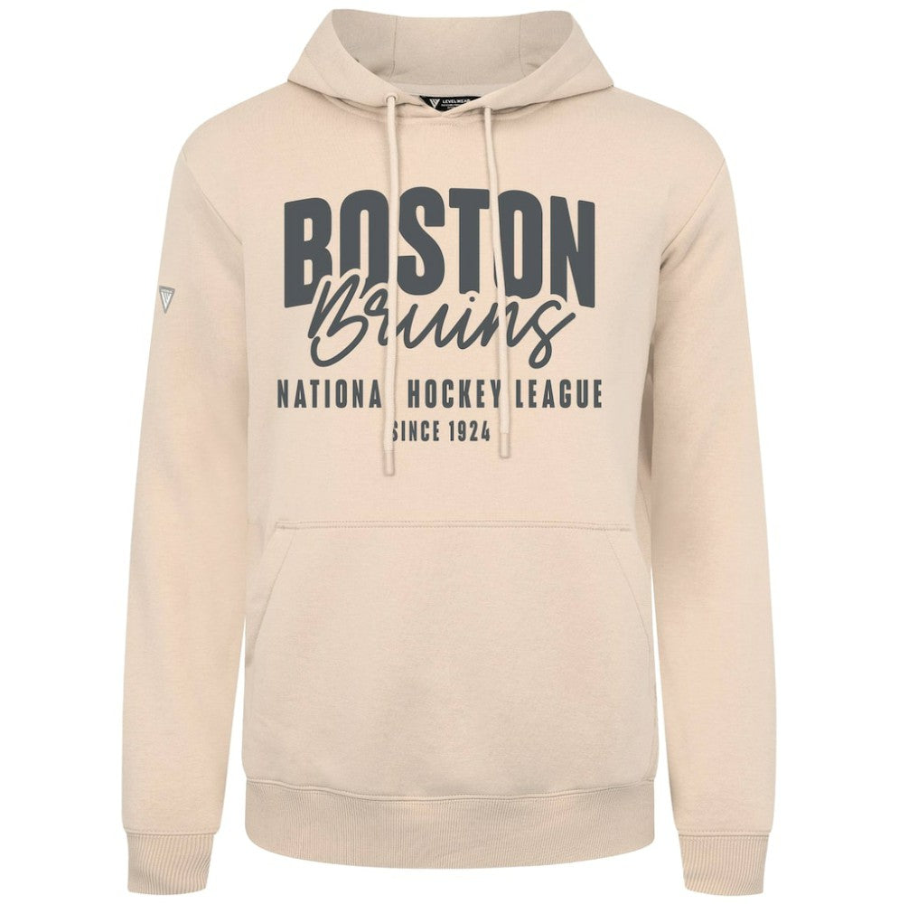 Boston Bruins Levelwear Podium Response Pullover Hoodie - Khaki | US 203092491