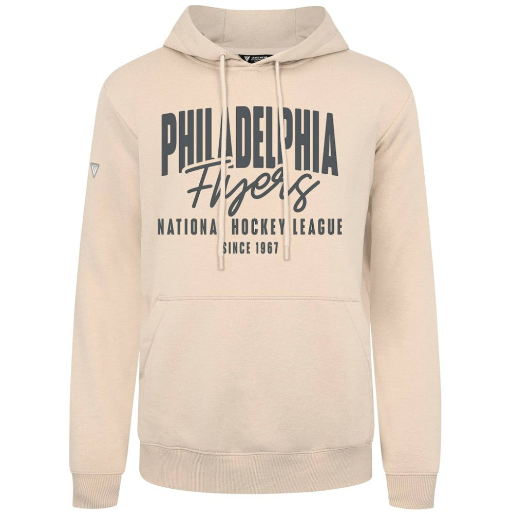 Philadelphia Flyers Levelwear Podium Response Pullover Hoodie - Khaki | US 203092497