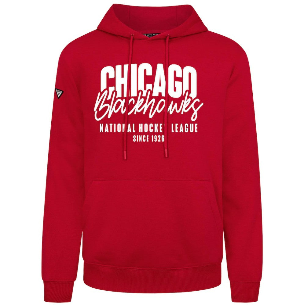Chicago Blackhawks Levelwear Podium Response Pullover Hoodie - Red | US 203092499
