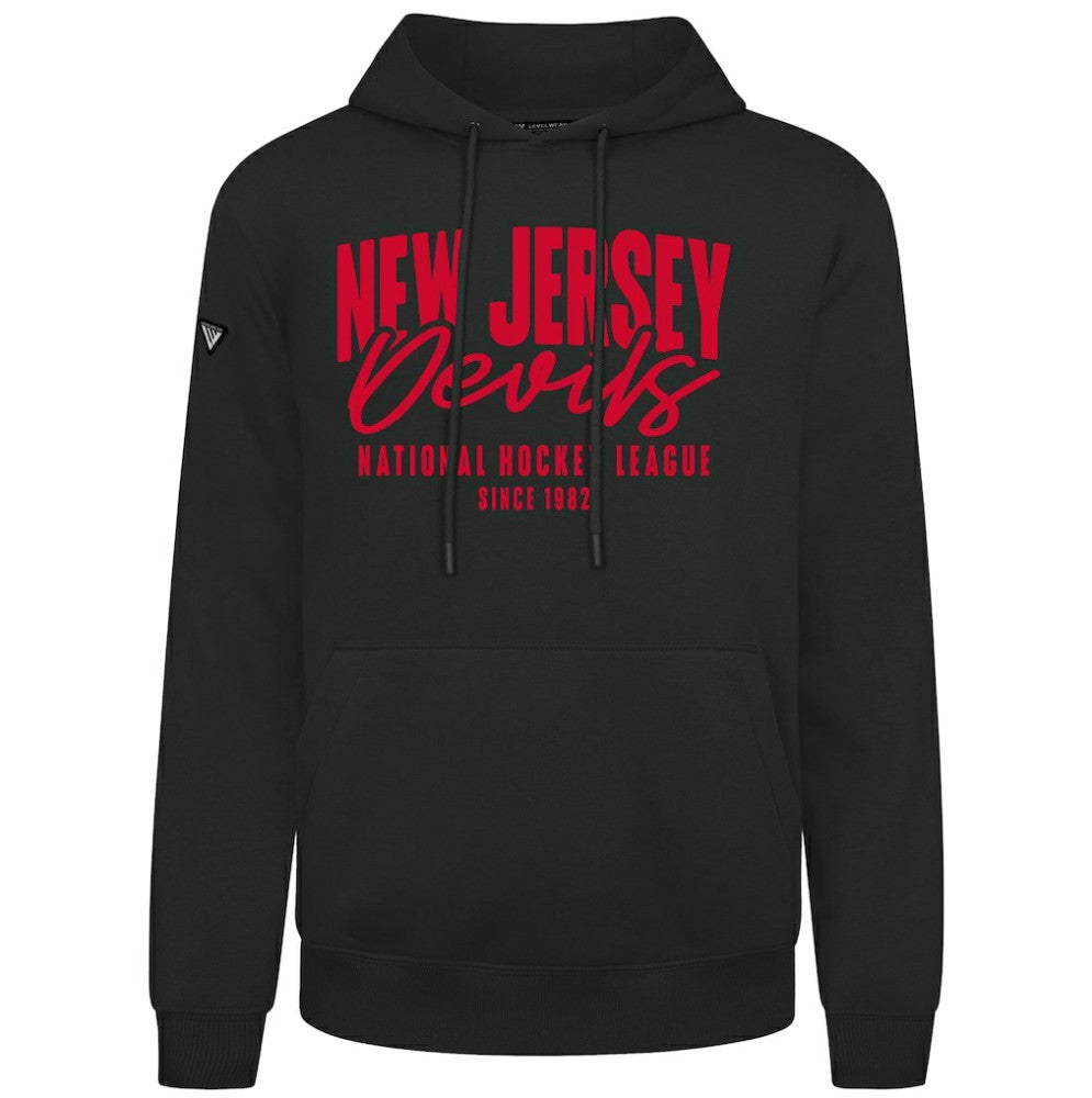 New Jersey Devils Levelwear Podium Response Pullover Hoodie - Black | US 203092509