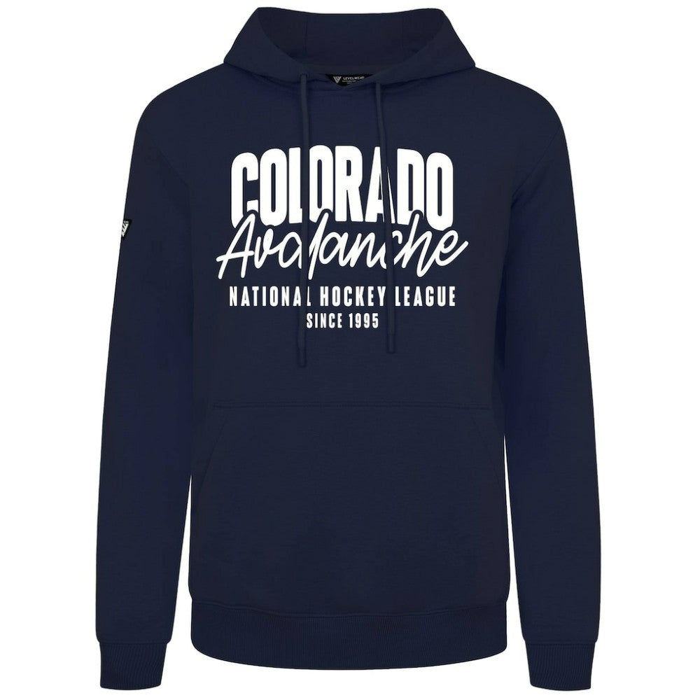 Colorado Avalanche Levelwear Podium Response Pullover Hoodie - Navy | US 203092513