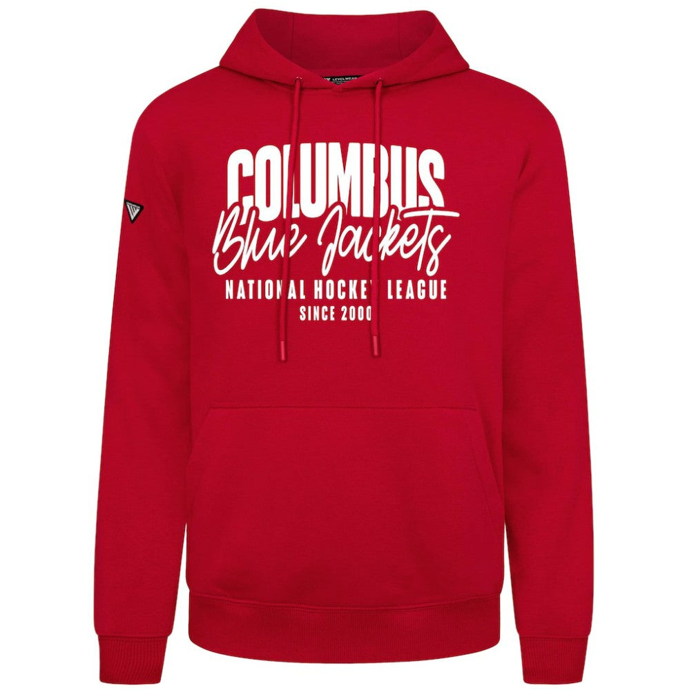 Columbus Blue Jackets Levelwear Podium Response Pullover Hoodie - Red | US 203092515