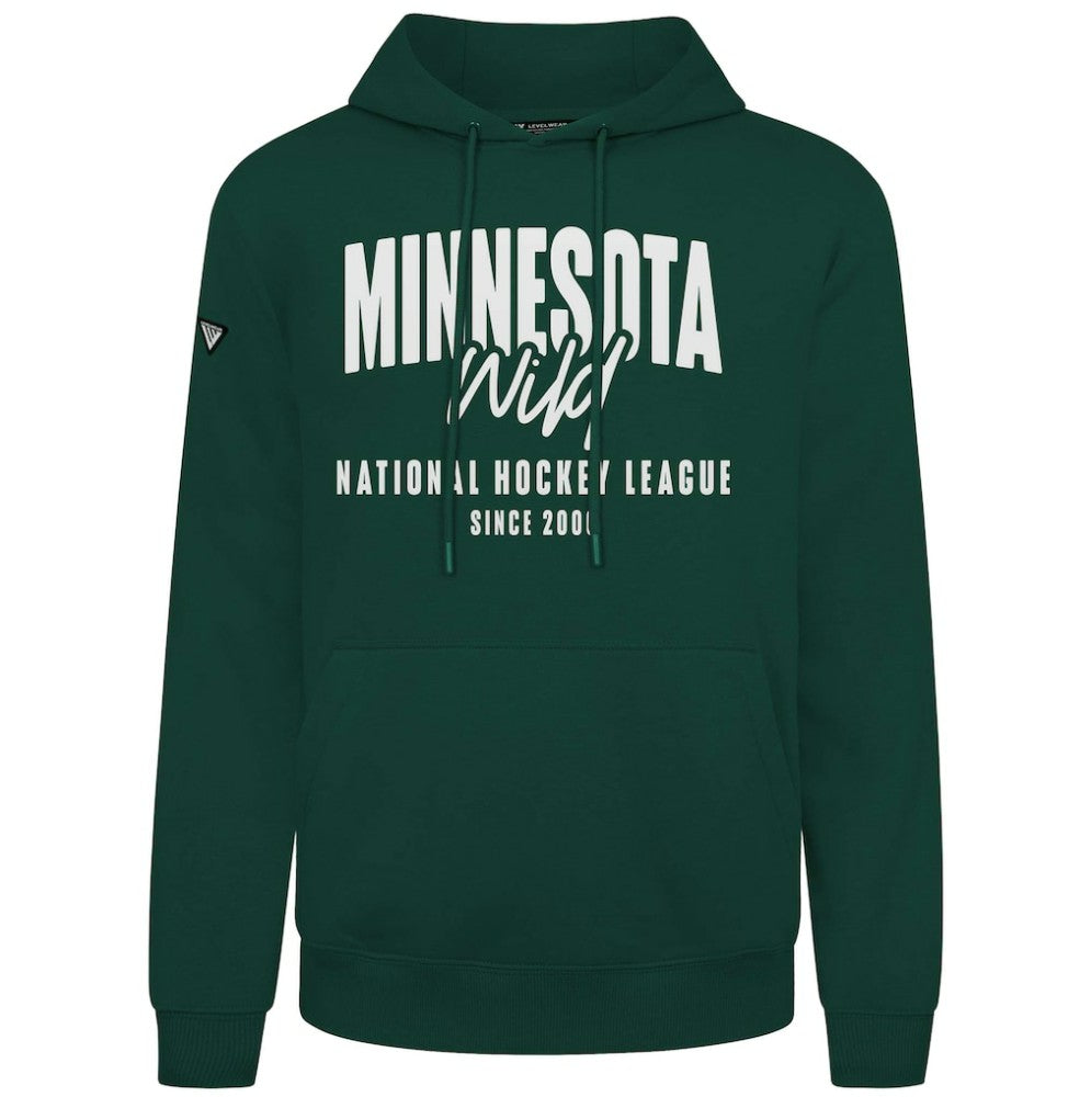 Minnesota Wild Levelwear Podium Response Pullover Hoodie - Green | US 203092530