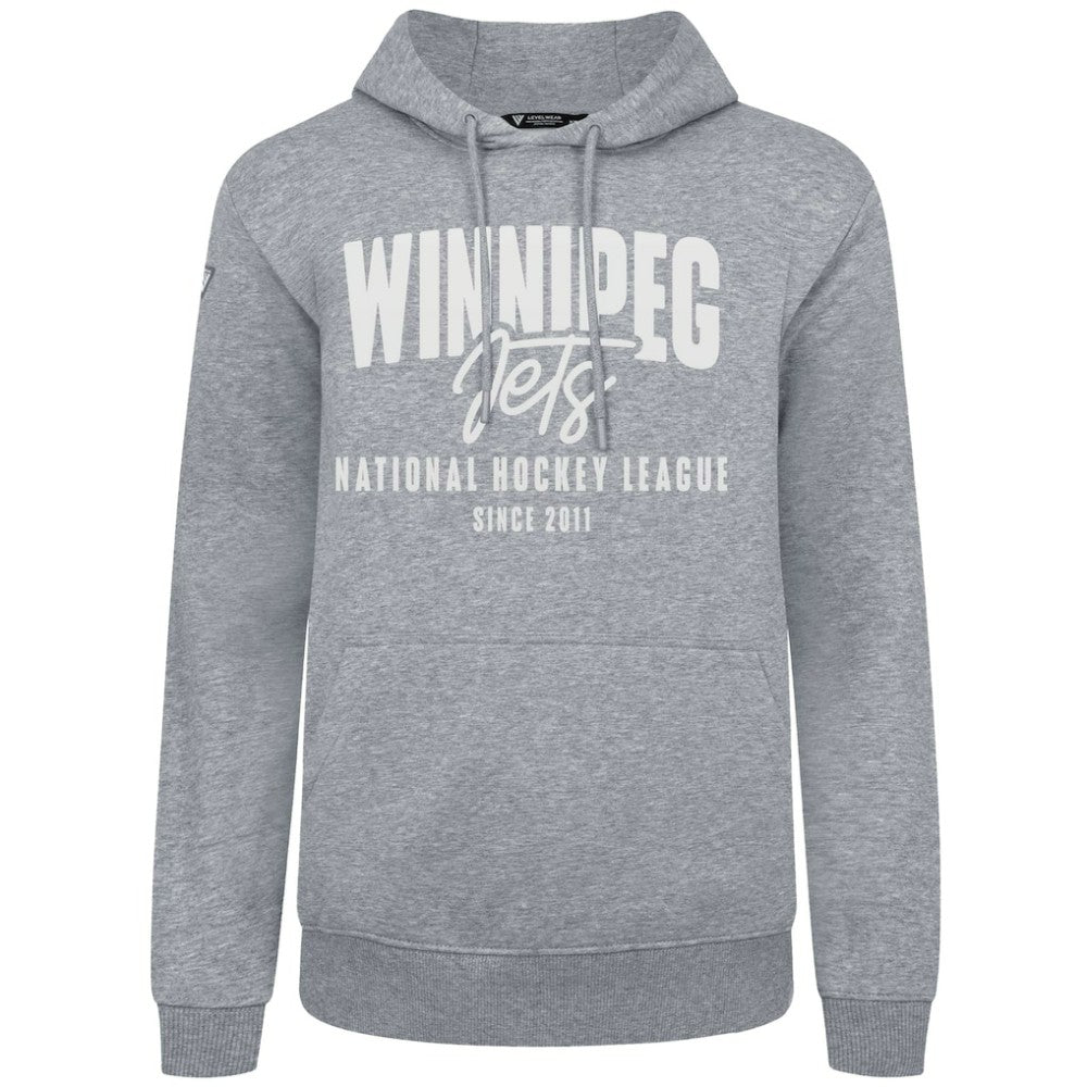 Winnipeg Jets Levelwear Podium Response Pullover Hoodie - Gray | US 203092533