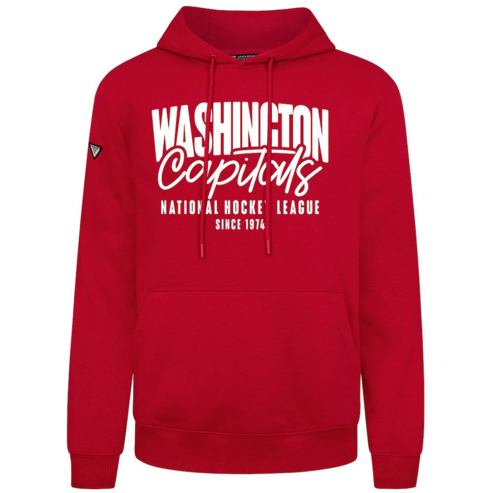 Washington Capitals Levelwear Podium Response Pullover Hoodie - Red | US 203092535