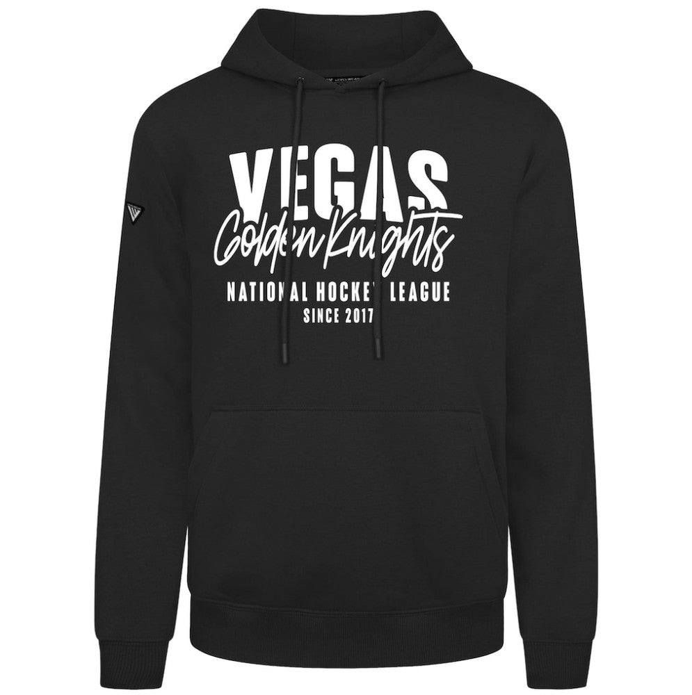 Vegas Golden Knights Levelwear Podium Response Pullover Hoodie - Black | US 203092542