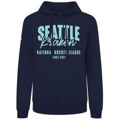 Seattle Kraken Levelwear Podium Response Pullover Hoodie - Deep Sea Blue | US 203092545