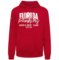 Florida Panthers Levelwear Podium Response Pullover Hoodie - Red | US 203092546