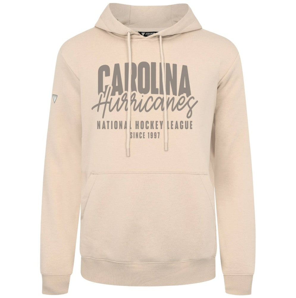Carolina Hurricanes Levelwear Podium Response Pullover Hoodie - Khaki | US 203092547