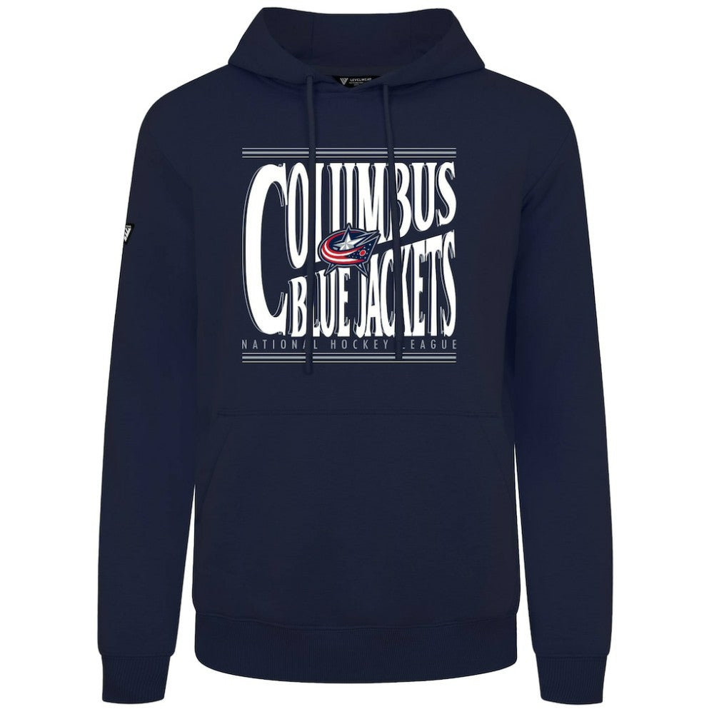 Columbus Blue Jackets Levelwear Podium Powerhouse Pullover Hoodie - Navy | US 203092554