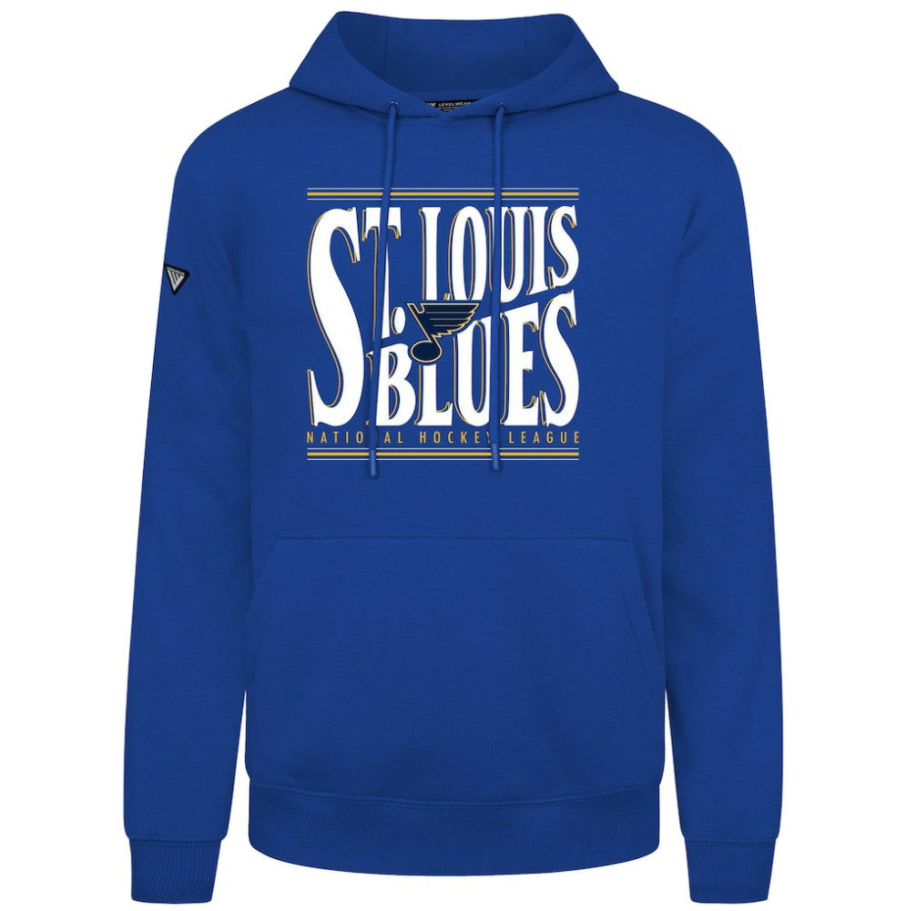 St. Louis Blues Levelwear Podium Powerhouse Pullover Hoodie - Royal | US 203092558