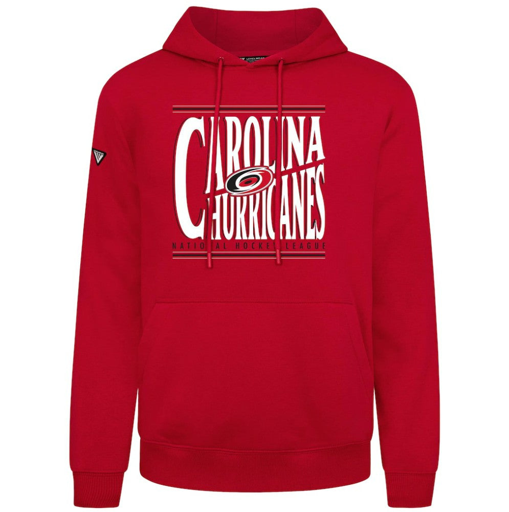 Carolina Hurricanes Levelwear Podium Powerhouse Pullover Hoodie - Red | US 203092563
