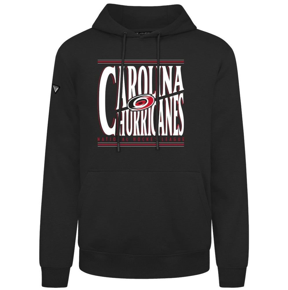 Carolina Hurricanes Levelwear Podium Powerhouse Pullover Hoodie - Black | US 203092564
